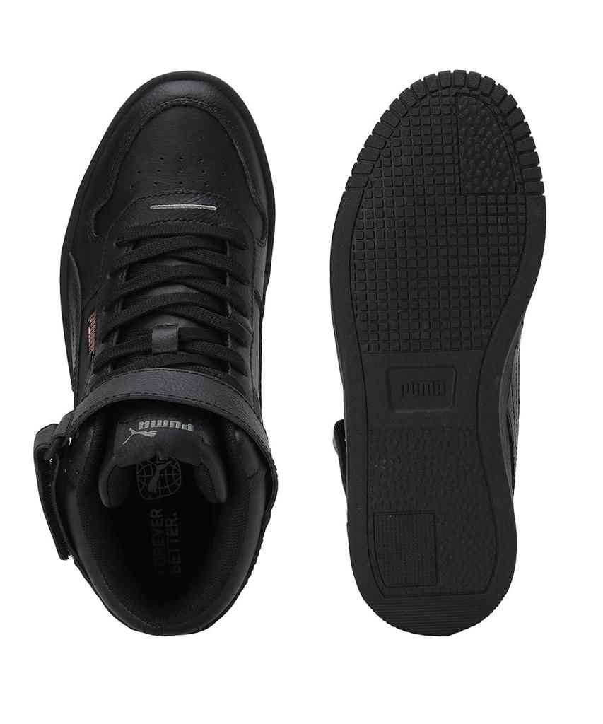 Puma Carina Street Mid Sneakers Puma Size (392337), Women's, Black/Puma Black/Rose Gold, 23.5cm