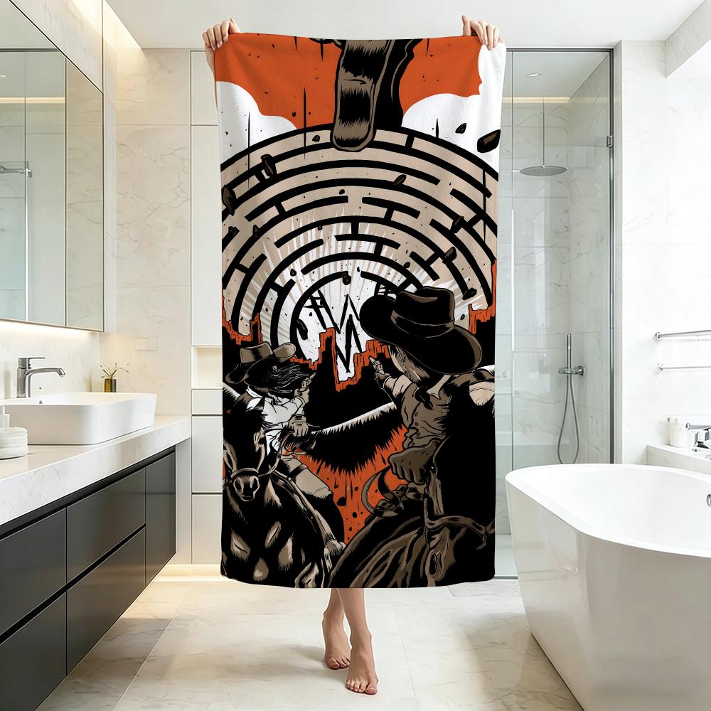 Futuristic-WestworldS Towel Five-Star Hotel Quality Eco-Friendly Ultra Soft Thick Towels & Beach Towels