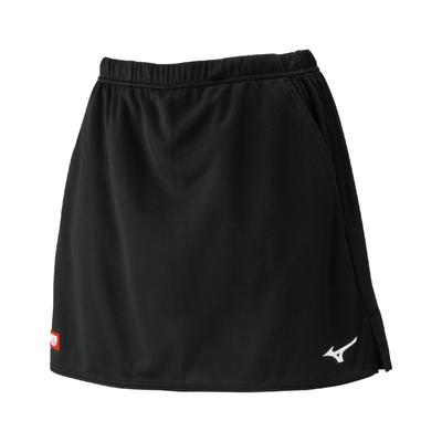 Tischtennis Größe 82JBC221 Rock, Feuchtigkeitsableitend, Schnelltrocknend, Damen, Schwarz, L,