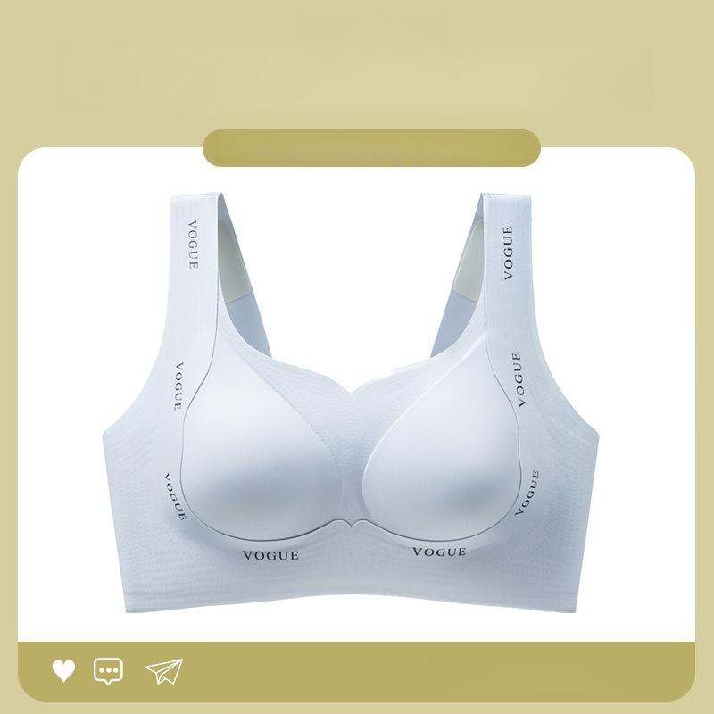 

Женское нижнее белье больших размеров, собирающий бюстгальтер, предотвращающий отвисание, бесшовный бюстгальтер 6XL синий