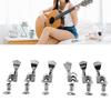 6PCS Guitar Locking Tuners Triangular Hd String Tuning Key Pegs NaMachine Hds Replacement 3 Right 3 Left