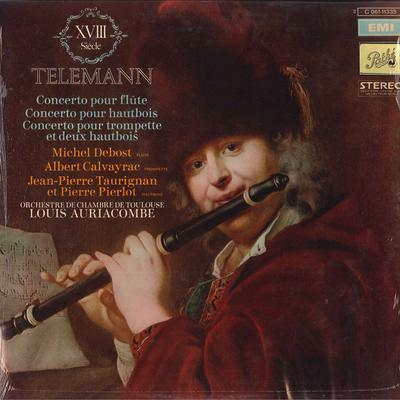 LP deska GEORG-PHILIPP TELEMANN PIERRE PIERL - Koncert D dur pro flétnu a C06111335 PATHE 1971 Francie Klasická Použitá
