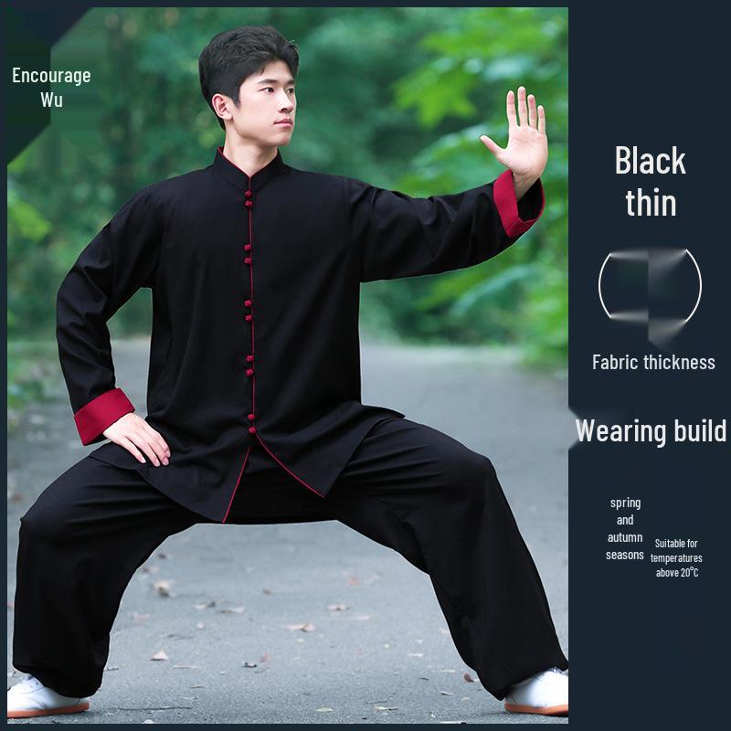 Li Wu High-End Tai Chi Anzug für Damen und Herren für die Herbst-/Wintersaison für die Morgenpraxis