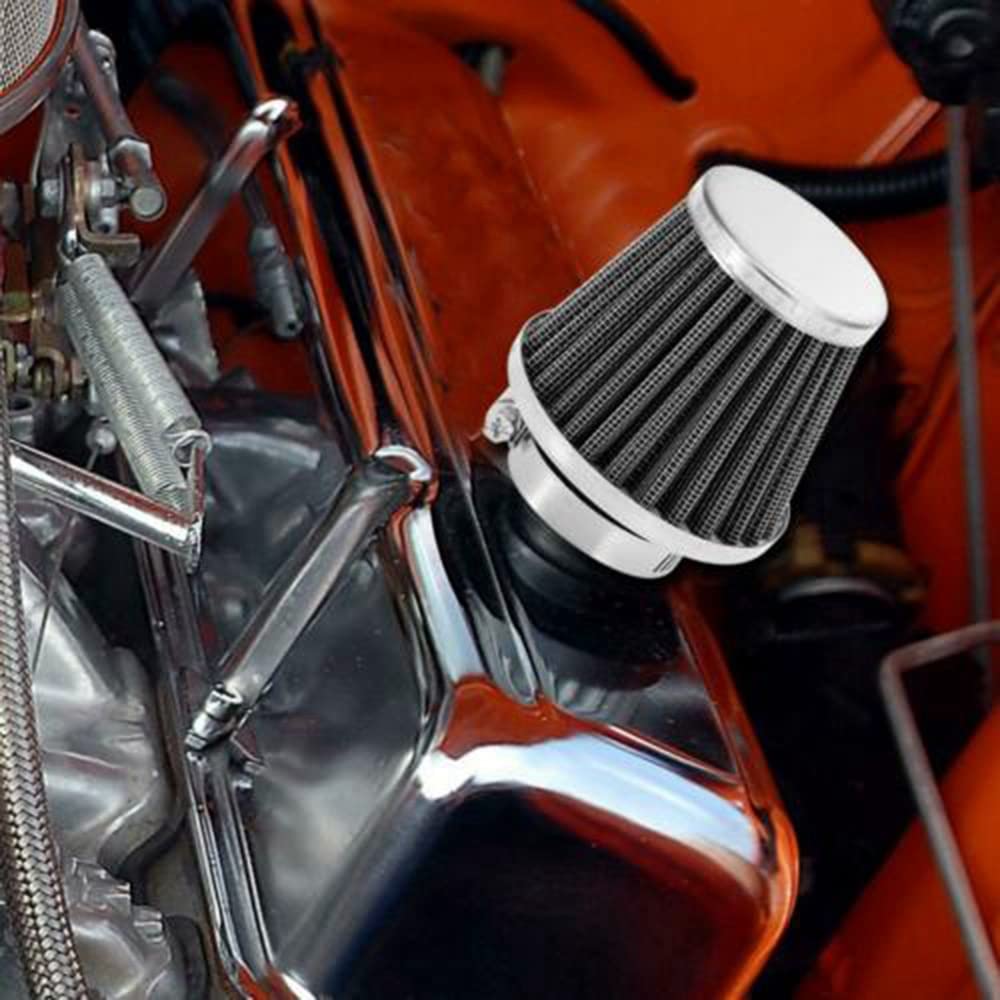 44MM Universal Motorcycle, Air Filter Element, Mushroom Headpod, Double Foam, Carburetor Air Filter, Intake