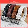 Needle Hollowout Womens Buckle Belt Versatile Decor Pu Leather Korean Casual
