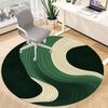 1pc Wave Flow Office Round Area Rug, Indoor Mat Suitable For Office, Under Office Chairs Bedroom Living Room Home Decor, Room Deco