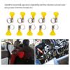 20pcs Clamp Key Type Hose Clamp Garden Fuel Line Adjustable Stainless Butterfly Hose Clam