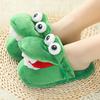 TikTok Style Funny Crocodile Mouth-Opening Fish Slippers - Xiao Di Crocodile Slippers for Dancing