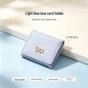 Korean Style Mini Compact Women's Tri-Fold Wallet with Bow Accent