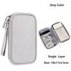 Data Cable Storage Bag Waterproof Portable Carry Case Storage Bag Travel Organizer Bag for Cable Cord USB Charger