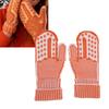 Funny Knitted Gloves, Thick Double Layer Warm Winter Mittens with   Middle Finger Design, for Adults Holiday Gifts and Outdoor Activities