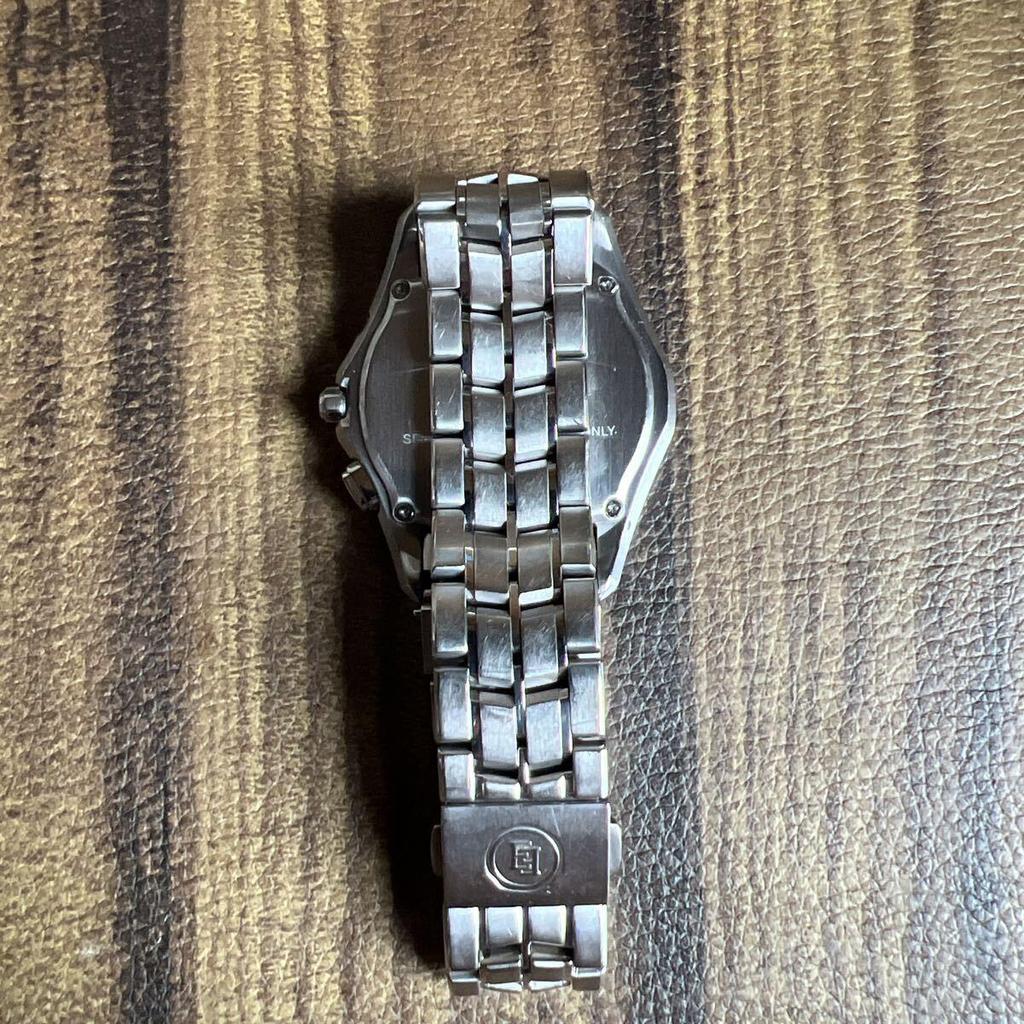 Used CITIZEN Citizen EXCEED Eco Drive Radio Solar Operating Product EBG74-2402 Men's Watch