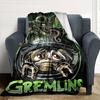1pc gremlins motorcycle Throw Blanket Soft Flannel, Cozy All Season Polyester Perfect for Home, Office