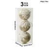3Pcs/Set Shiny Christmas Ball Creative Xmas Baubles Christmas Pendant Decorations  Storefront