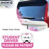 Car Cat Novice Driver Internship Reflective Sticker Magnet Cute New Sign For Reflective Sticker Gift Teen Reusable Bumper Safety