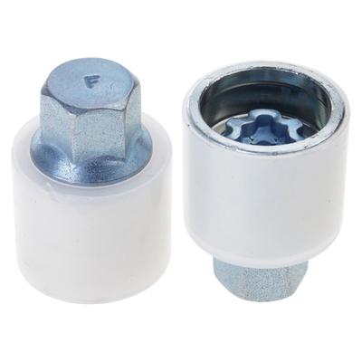 Vehicle Wheel Lock Nut Key 17mm Heavy Duty Steel Socket Wrench 2 Pack Security Anti Theft Design for Tire Replacement 2x
