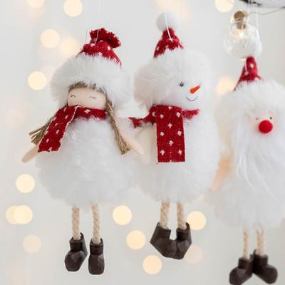New Year Angel Doll Christmas Tree Ornaments Pendants Hanging Christmas Decoration for Home Navidad 2025 Santa Claus Xmas Gift