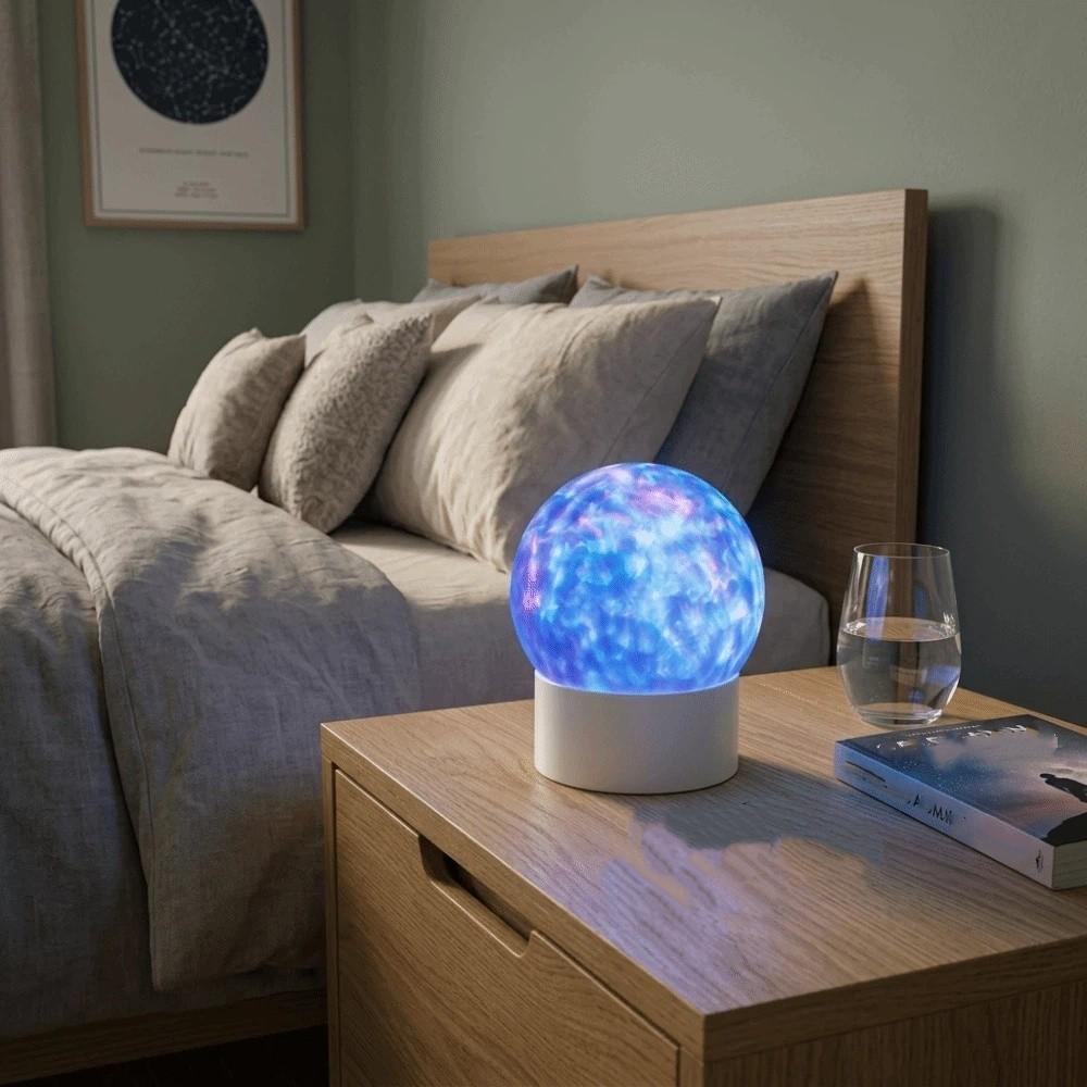 Rotating Star Projector Lamp Dynamic Aurora Projection Light Galaxy Star Projector Kids Bedroom