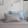 New simple solid color double color grinding series single pillowcase household, no sheets and pillow core