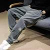 Autumn and Winter Men's Corduroy Casual Trousers Leggings Sweatpants Loose and Versatile Construction Site Pants Men's Trousers