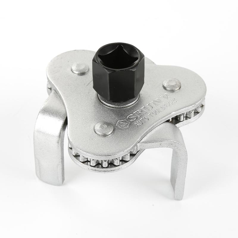 Universal Adjustable Oil Filter Wrench Install Uninstall Removal Tools Car Repair Tools With 3 Jaw Uninstall Removal Key
