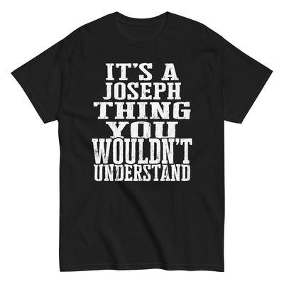Its a Joseph Thing Family Reunion First Last Squad Name T Shirt