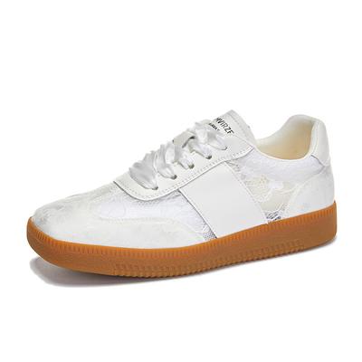 Leder Forrest Gump Schuhe Damen 2025 Sommer neue flachbodige atmungsaktive Freizeitschuhe Mode vielseitige kleine weiße Schuhe Damen Ins-Stil