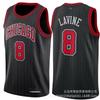 Chicago Bulls Basketball Jersey Men Women Short Sleeve V-Neck Cotton Breathable Athletic Wear Practice Game Fan