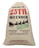Printtoo Large Drawstring Canvas Bag Christmas Sack Bags Santa Gift Sack Custom Party Favor 2 Pcs 27x20 Inch