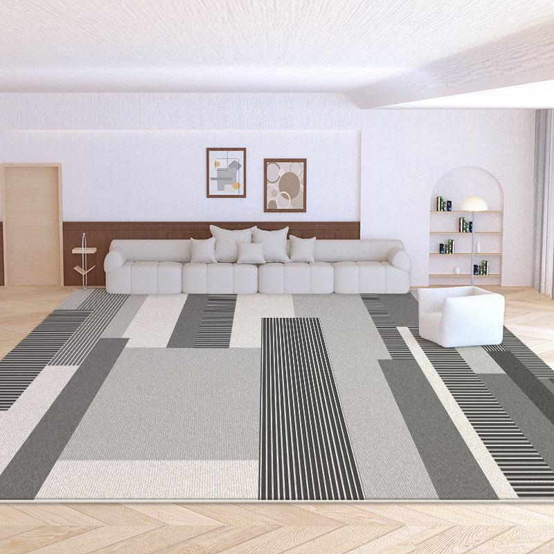 2024 Cream Loop Velvet Living Room & Bedroom Carpet - Waterproof, Stain-Resistant, Durable