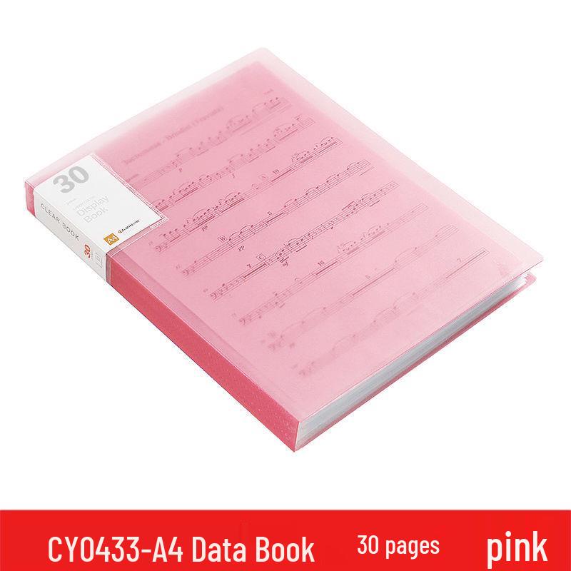 A4 Transparent Multilayer Insert Pockets Folder for Student Documents & Certificates
