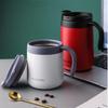 Stainless Steel Vacuum Insulated Coffee Mug 350/500ml Thermos Water Tumbler with Handle Lid - Thermal Tea Cup for Hot And Cold B