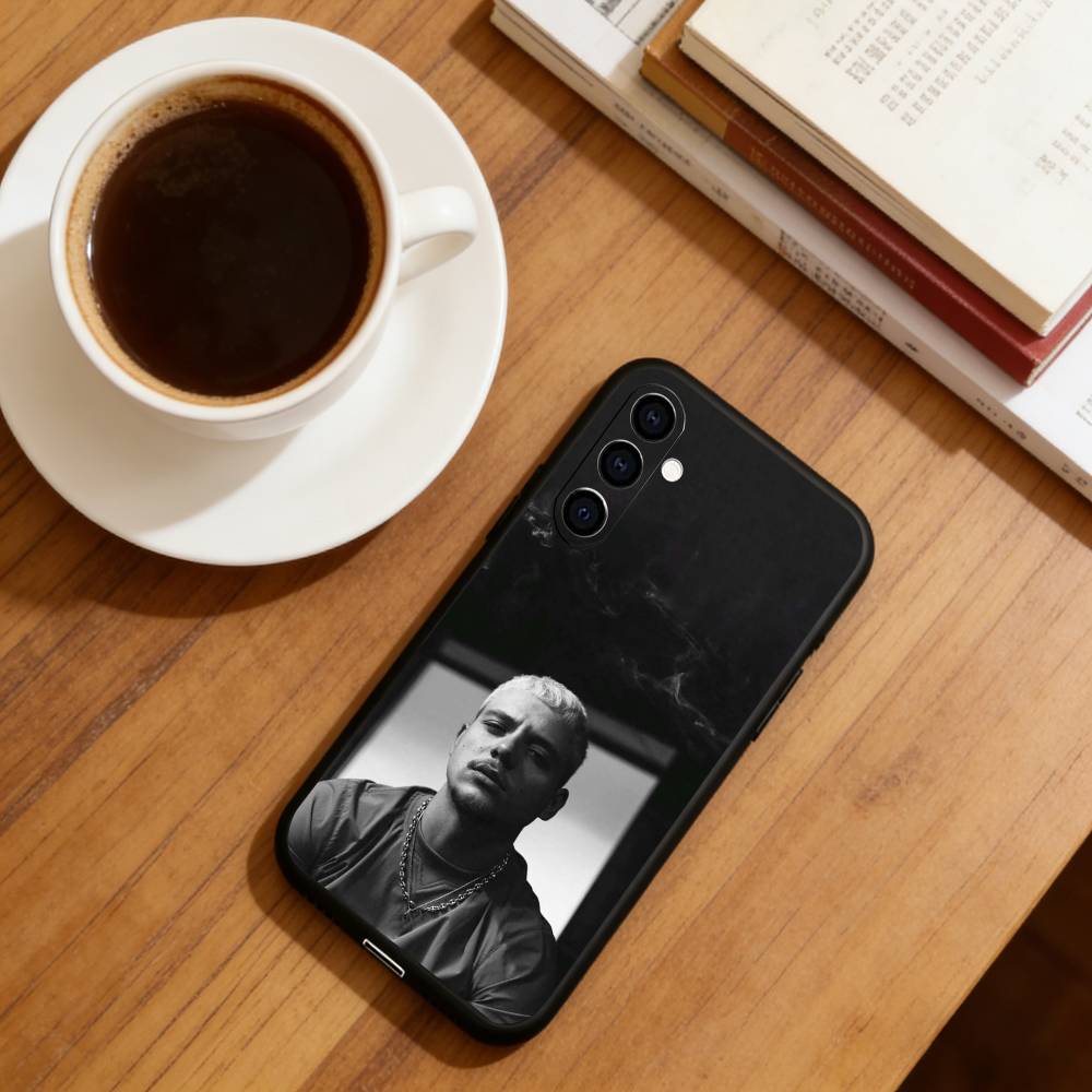 PLK French rapper Mathieu Phone Case For Samsung Galaxy A73,A72,A71,A70,A53,A52,A51,Soft Silicone Black Cover