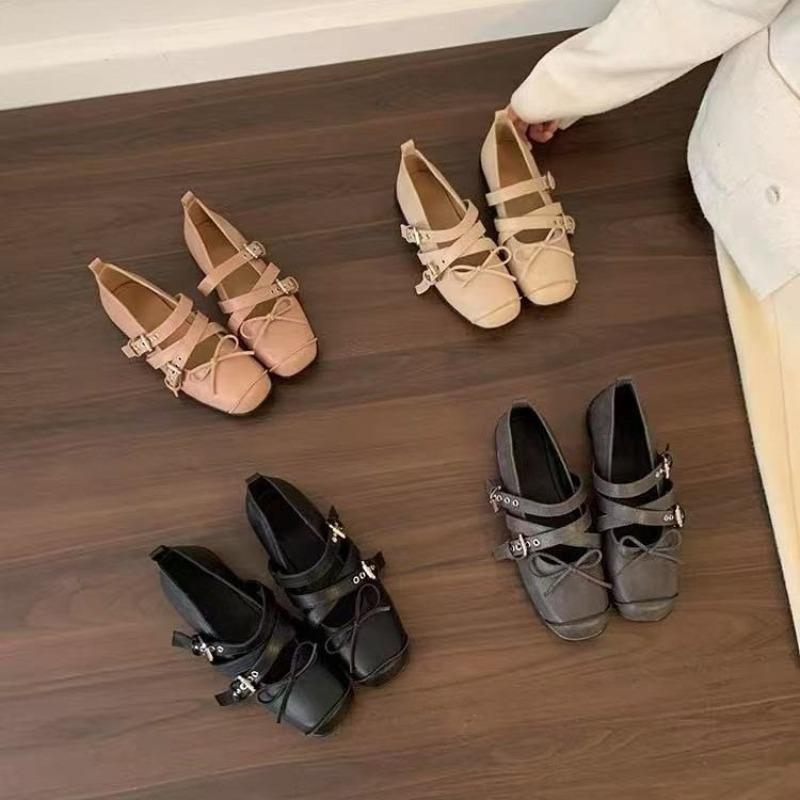 Fashion Retro Shallow Single Shoes 2025 New Versatile Women's Shoes