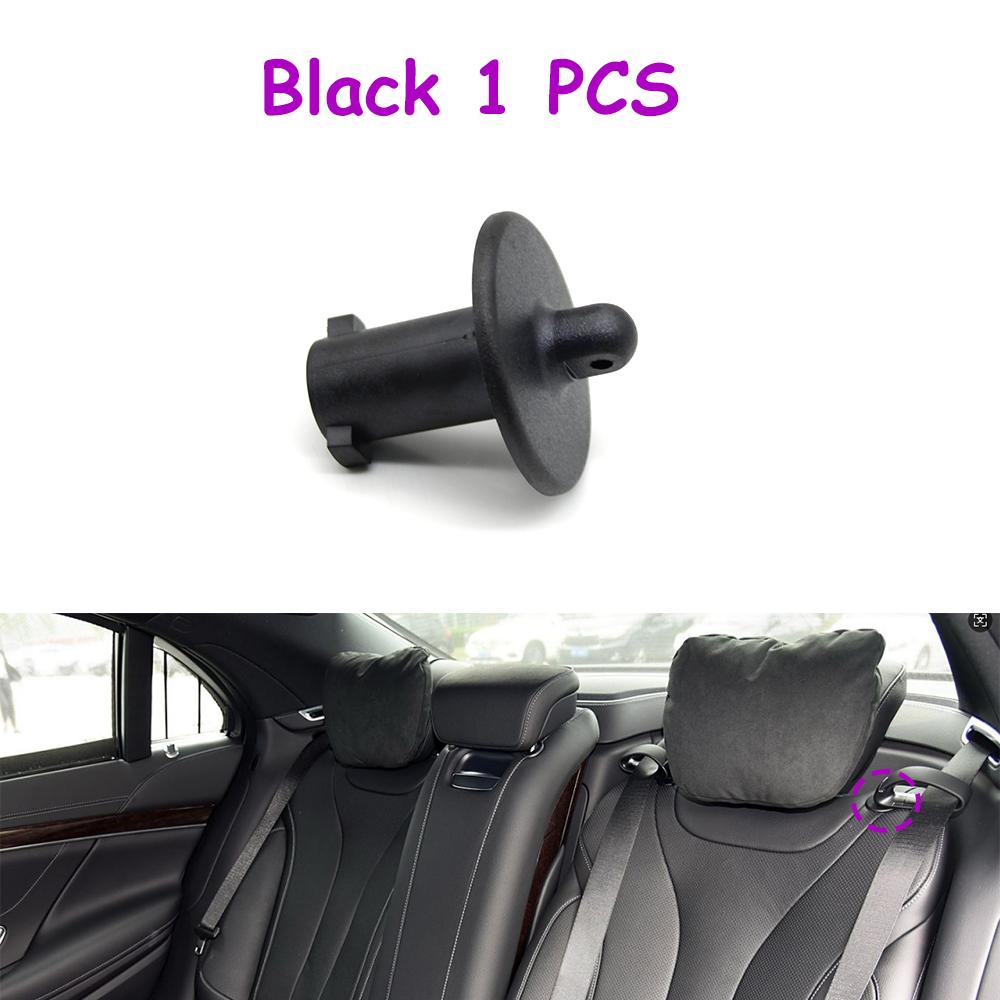 

W222 Car Rear Seat Belt Guide Cable Fixing Tie Buckle Safe Belt Clip For Mercedes Benz S Class 2014- 2228600922 2228601022 Black 1 PCS