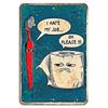 Retro Metal Sign Welcome to Our Chicken Coop French Farmhouse Kitchen Decor 20x30 cm