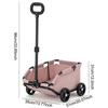 Outdoor Dog Stroller Portable Lightweight Folding 360° Rotating Trolley Pet Cat Stroller for Small Dogs Cats Travel Walking