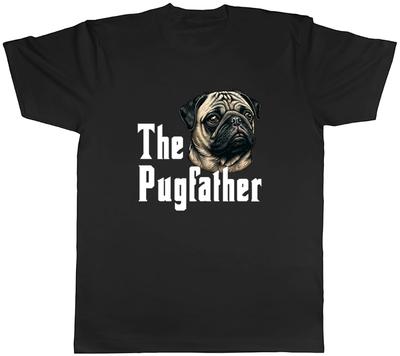 The Pugfather Mens T-Shirt Funny Love Pugs Dog Pet Tee Gift