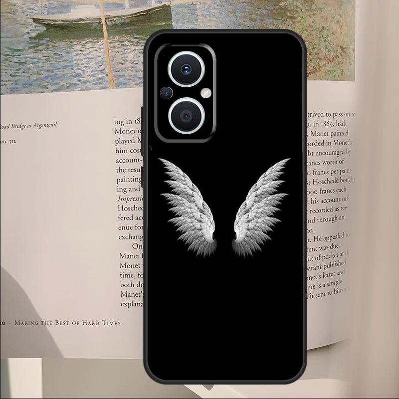 Wings Angel Devil Cover For OPPO Reno 14F 11F 12F 13F 10 11 12 13 14 Pro 7 8 Lite OPPO Find X6 X8 X9 Pro Case