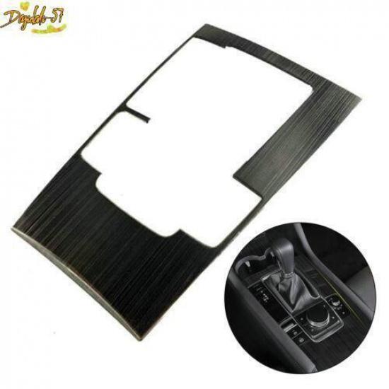 Gear Shift Box Panel Cover Trim Steel Replacement For Mazda 3 Sedan -
