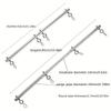 1pc BDSM Bondage Set Stainless Steel Extend Spreader Pole Sex Handcuffs Ankle Cuffs Fetish Restraints Adult Sex Toys For Couple