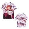 Chainsaw Man T-shirt Anime Surrounding Chainsaw Man 3D Printed Women's Short Sleeved T-shirt