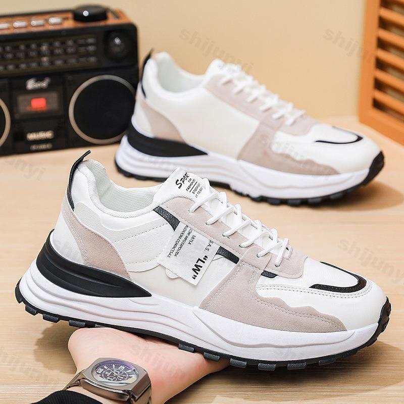Spring New Man's Chunky Sneakers Comfortable Soft Lightweight Hard-wearing Casual Sports Shoes Trendy Versatile Vulcanized Shoes