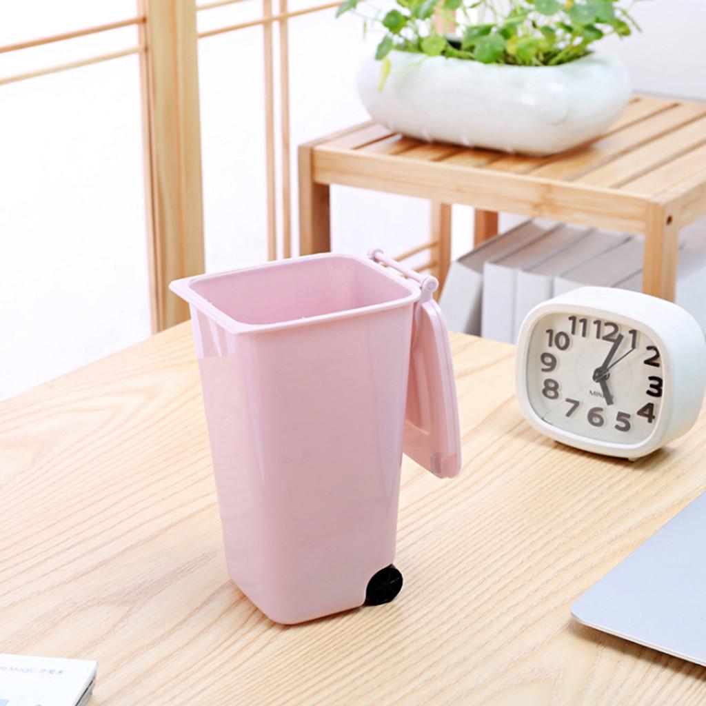  Plastic Trash Can Storage  Desktop Organizer Pen Pencil Holder