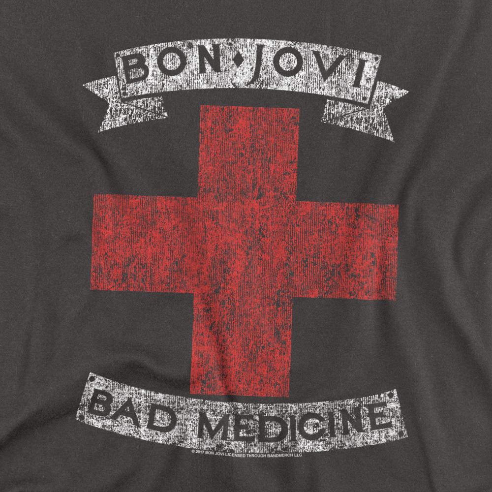 Bon Jovi Unisex Adult Bad Medicine T-Shirt