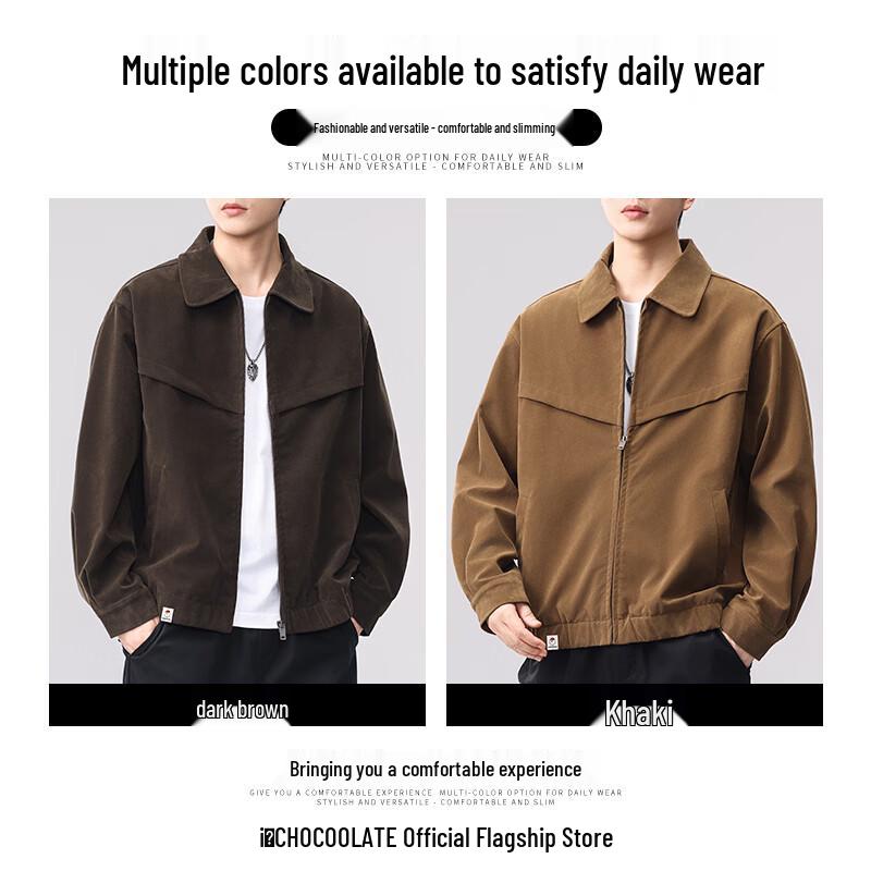 :CHOCOOLATEit Men's American High Street Retro Lapel Jacket