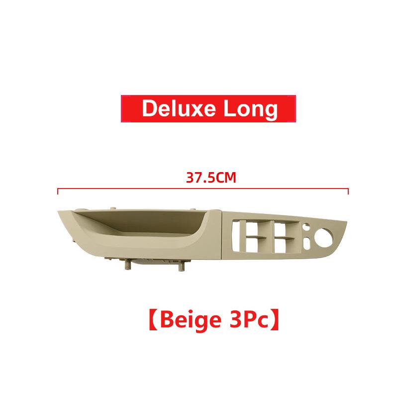 

Для BMW 3 серии E90 E91 318 320 325 328 05-12 внутренняя ручка автомобиля внутренняя панель двери водителя накладка бежевый черный Deluxe 37.5cm Beige