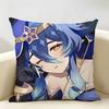 Layla Genshin Impact Cushion Cover Natural Linen Organic Fabric DoubleSided Printing Room Sofa Decor Pillow Case