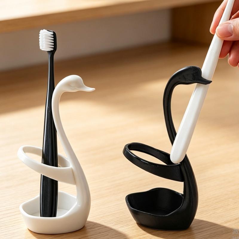 1pcs Toothbrush Holder Multifunctional Pen Storage Boxes Makeup Brush Desk Decoration Organizer Home Bathroom Accessories
