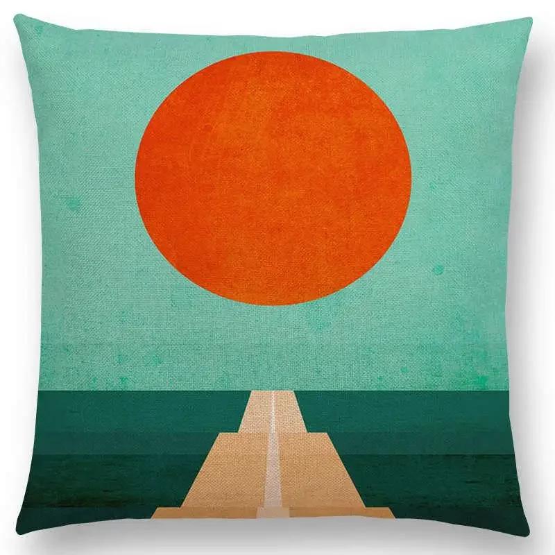 

Чехол для подушки «Восходящее солнце», «Лес, горы, дорога, дикий, красочный мир», «Типи», «Геометрический узор», «Классический диван», «Наволочка» 66x66cm золотистый